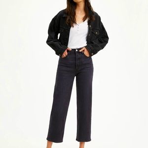 Levi Ribcage Straight Ankle Jeans